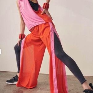 Free People Women's Pink and Red bottoms